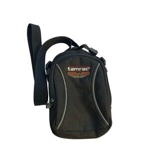 Tamrac Camera Case Bag 5220 Black Adjustable Strap Zippered Closure Front Pocket